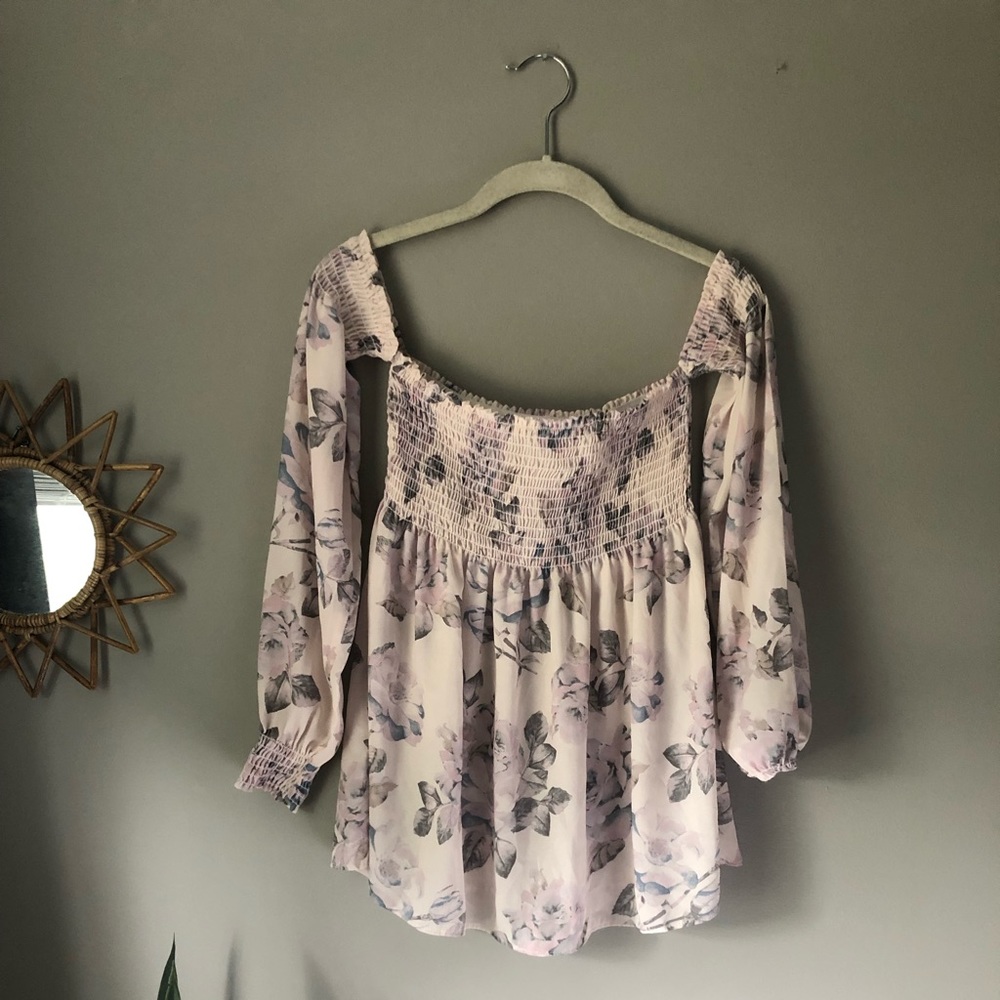 Raquel smocked top